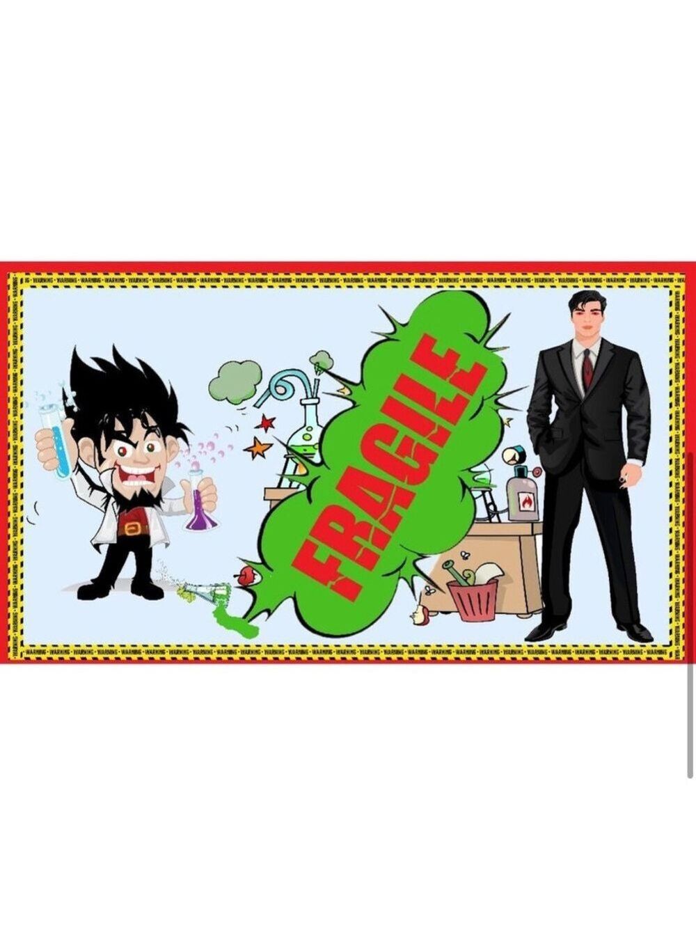 100 Pack of 3.5” X 2” Fragile Stickers PRICE IS FIRM - Picture 3 of 3